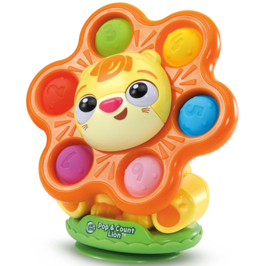 Leap Frog Pop & Count Lion Toy with Suction Cup Suitable From 6+ Months Kids