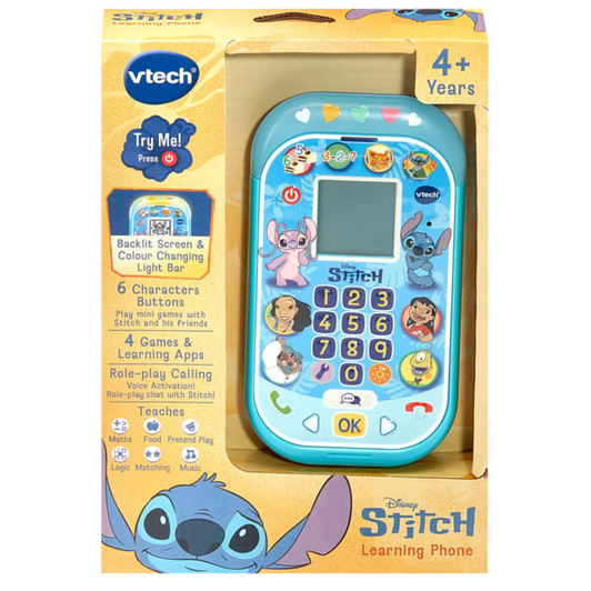 VTech Stitch Learning Phone – Interactive Toy for Kids, Educational Fun