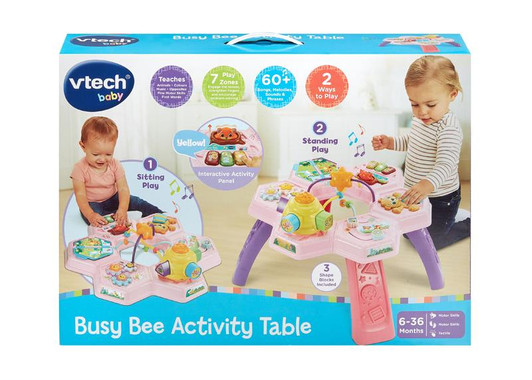 VTech Busy Bee Activity Table – Interactive Toy for Toddlers, Learning Fun