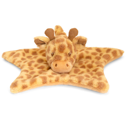 Keel Toys Keeleco Giraffe Plush Comforter Blanket 32cm Ideal For Baby Gift