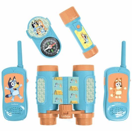 Lexibook RPTW12BY Bluey Adventure Set with Walkie Talkies,Binoculars and Compass