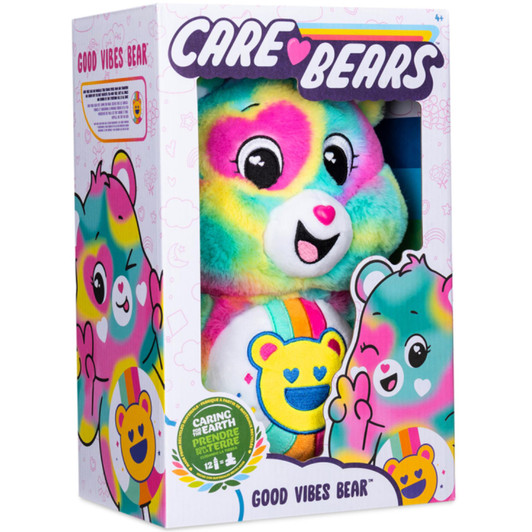 Care Bears 22684 Care Bears Medium Plush Toy 14" Toy - Good Vibes Bear