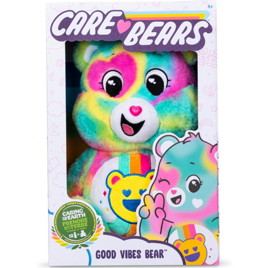 Care Bears 22684 Care Bears Medium Plush Toy 14" Toy - Good Vibes Bear