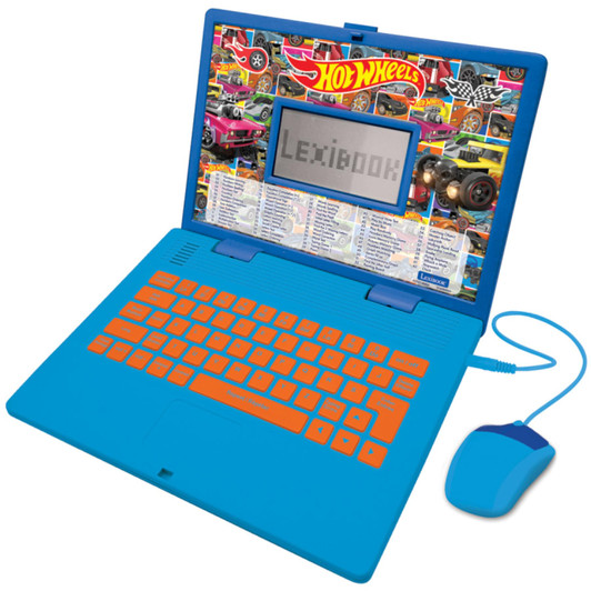 Lexibook JC598HWI1 Hot Wheels Bilingual Educational Laptop with 124 Activites