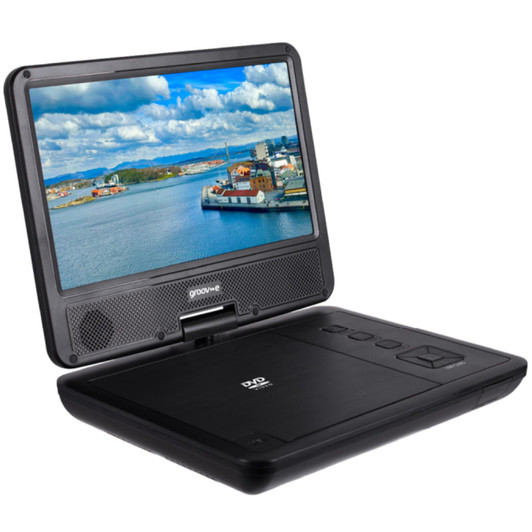 Groov-e GVDP01BK 7 inch Portable DVD Player with Swivel Screen - Black