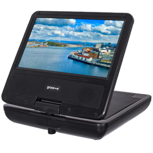 Groov-e GVDP01BK 7 inch Portable DVD Player with Swivel Screen - Black