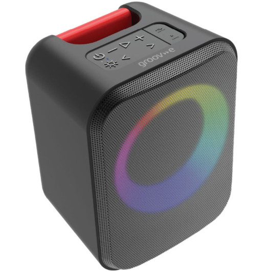 Groov-e GVSP100BK Thunder Bluetooth Party Speaker with RGB Lights 20W