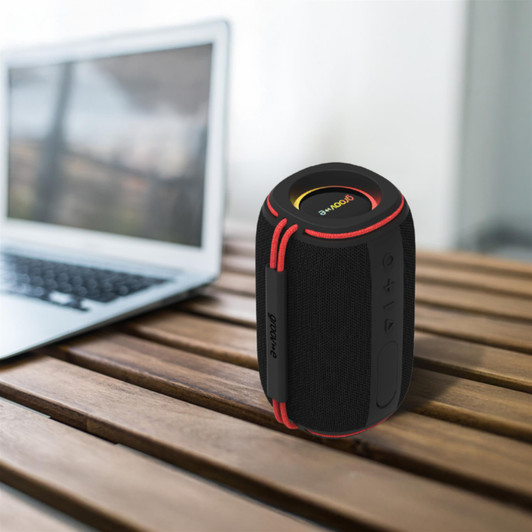 Groov-e GVSP662BK Wave Glow Portable Wireless Bluetooth Speaker