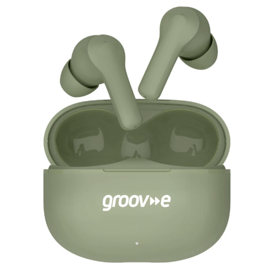Groov-e GVTW04GN Jive Buds True Wireless Earphones with Charging Case - Green