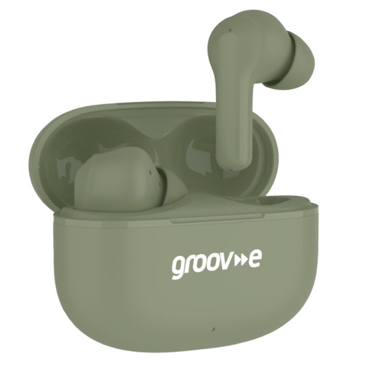 Groov-e GVTW04GN Jive Buds True Wireless Earphones with Charging Case - Green