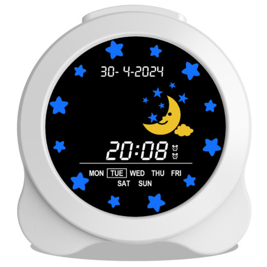 Groov-e GVCK01WE Kidz Sleep Trainer Alarm Clock - White