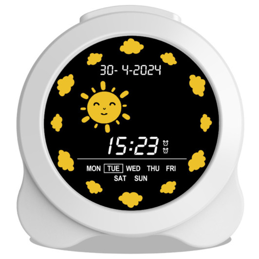 Groov-e GVCK01WE Kidz Sleep Trainer Alarm Clock - White