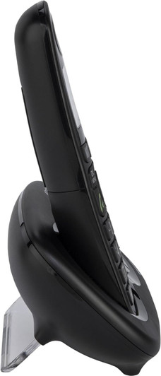 Alcatel Big Button Digital Cordless Phone with Answering Machine, Black
