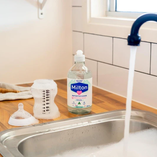 3 x 500ml Milton Sensitive  Baby Bottle Cleaner & Teats Washing Up Liquid│InUK