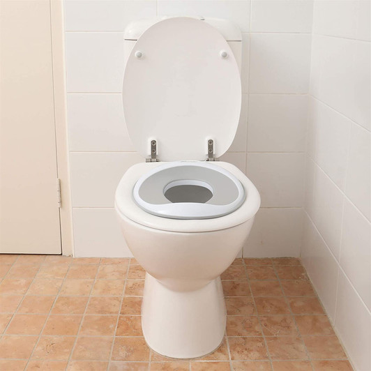 Dreambaby Ezy-Slimline Contoured Shape Toilet Trainer Seat Grey
