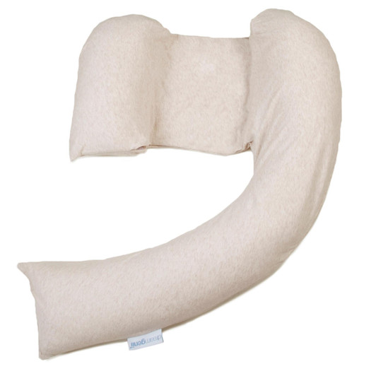 Dreamgenii Pregnancy Body Support Pillow?Beige Marl