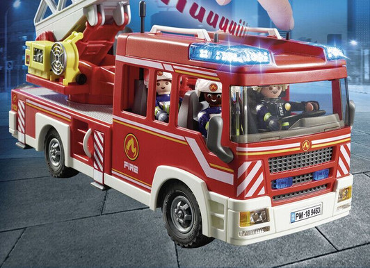 Playmobil Fire Engine with Ladder and Lights and Sounds