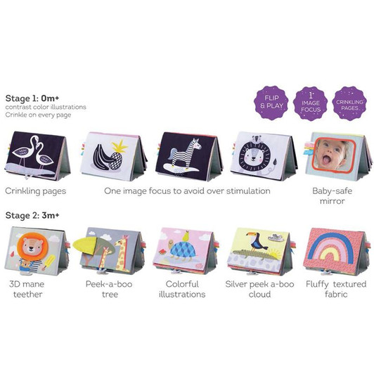 Taf Toys Savannah Tummy Time Book