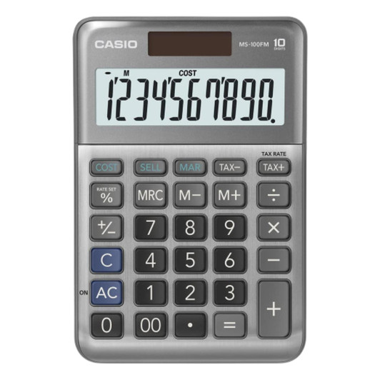 Casio 10 Digit Desk Calculator with Tax Calculations