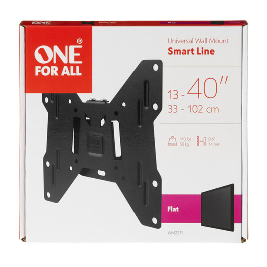 One For All wall Mount 13-40 inch TV Bracket Flat?Black