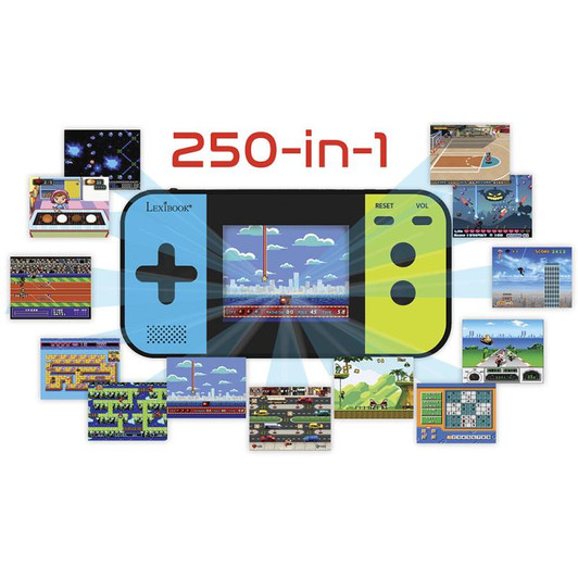 Handheld Console Compact Cyber Arcade 250 Games