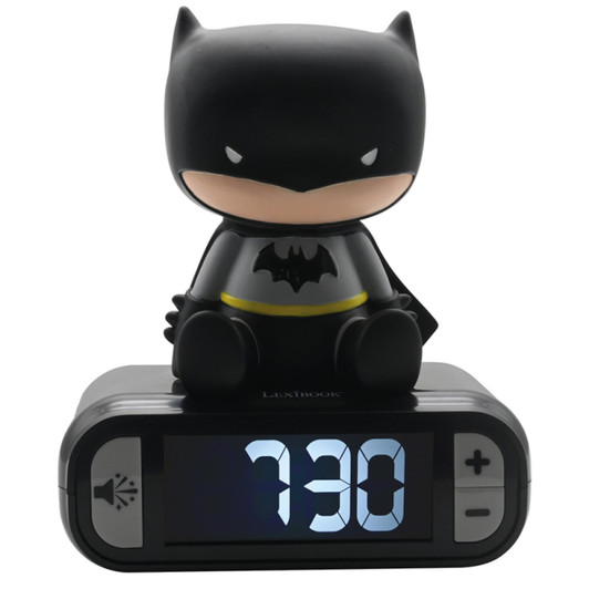 Lexibook RL800BAT Batman Childrens Clock with Night Light