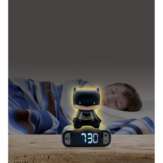Lexibook RL800BAT Batman Childrens Clock with Night Light