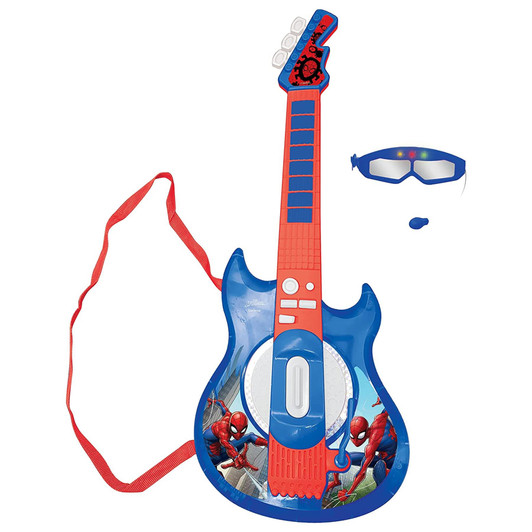 Lexibook Spider-Man Electronic Guitar & Glasses with Mic