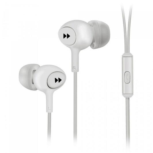 Groov-e Mobile Buds Earphones with Remote Mic - White