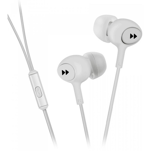 Groov-e Mobile Buds Earphones with Remote Mic - White