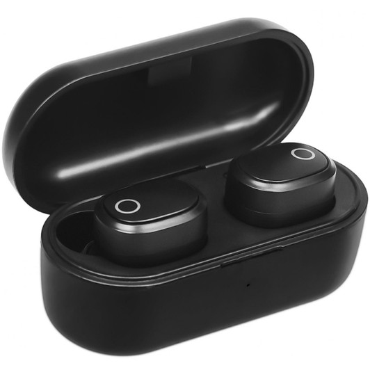 Music Buds True Wireless Earphones with Charging Case - Black
