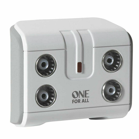 4 Way TV Signal Booster/Splitter with 4G Filter