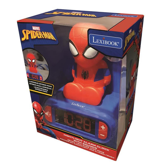 Lexibook RL800SP Spider-Man Night Light Radio Alarm Clock
