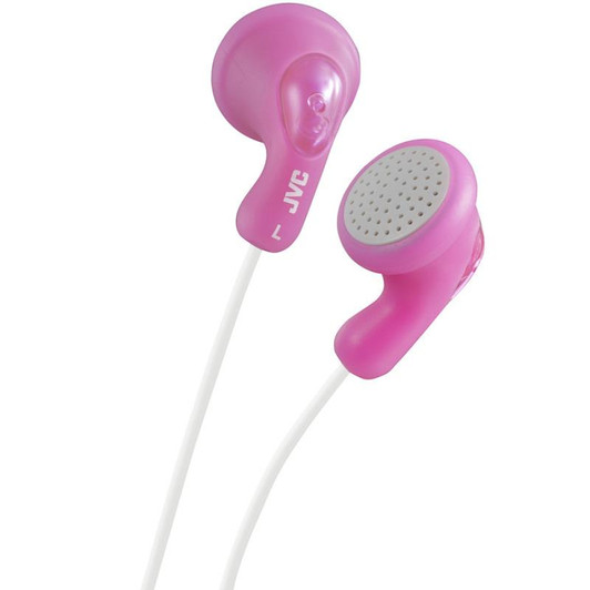 JVC Gumy Stereo Headphones - Peach Pink