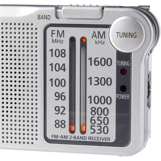 Panasonic RFP150DEG-S Portable AM/FM Radio - Silver