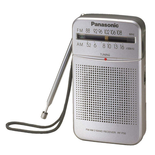 Panasonic Portable AM/FM Radio - Silver