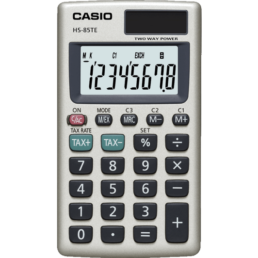 Pocket Calculator with Tax Calculations