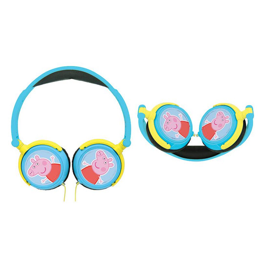 Lexibook Peppa Pig Foldable Stereo Headphones with Volume Limiter