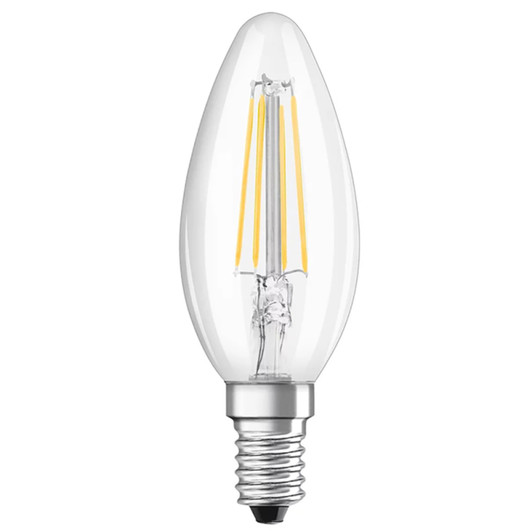 Osram LED Filament 4.8w (40w) E14 Candle Bulb - Warm White