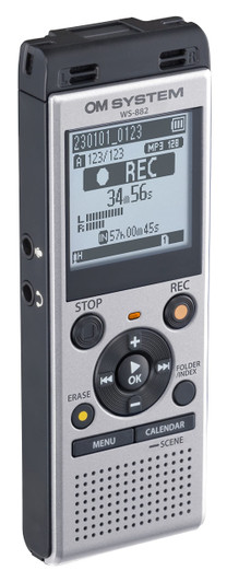 Olympus WS882 Digital Voice Recorder 4GB with Built-in USB plus Micro SD Slot
