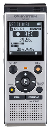 Olympus WS882 Digital Voice Recorder 4GB with Built-in USB plus Micro SD Slot