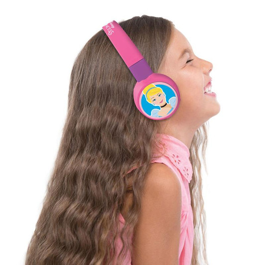 Disney Princess Bluetooth & Wired Foldable Headphones