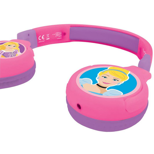 Disney Princess Bluetooth & Wired Foldable Headphones