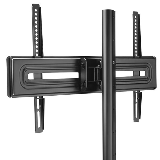 One For All WM4672 Solid TV Stand with Media Shelf for Screen Size for 32-65 inch - Black