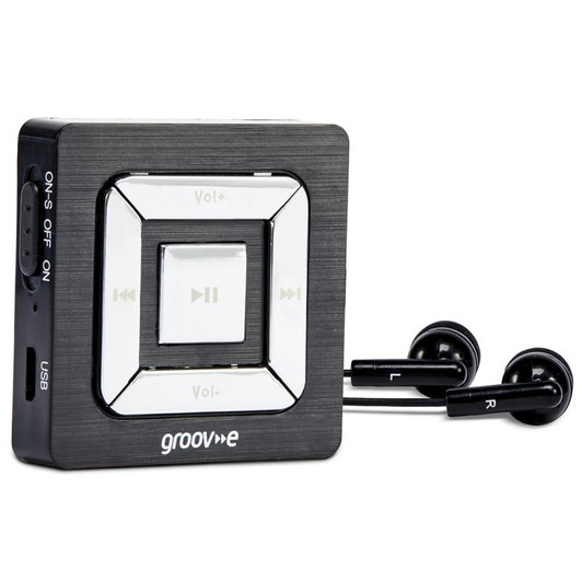 Groov-e GVPS8BK 8GB Portable MP3 Player - Black
