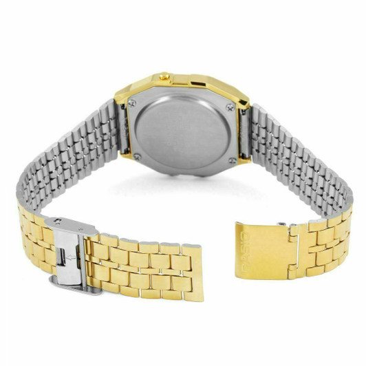 Casio Retro LCD Watch - Gold Tone