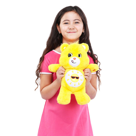 Care Bears Medium Plush Toy 14" Toy - Funshine Bear