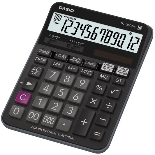 12 Digit Desktop Display Calculator with Auto Review