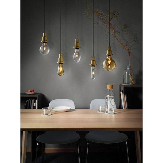 1906 LED 7W Vintage Filament Gold Glass Globe Dimmable ES Bulb