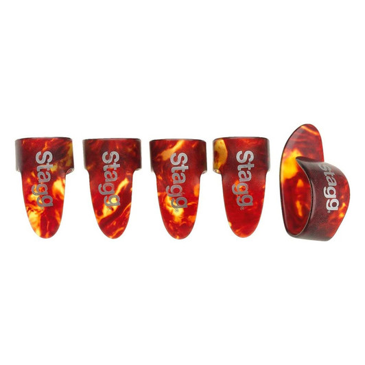 Stagg Fingers + Thumb Shell Pickset - Medium size